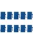 10 Adet RJ45 Konektörü Keystone Jack Cat6 Uzatma Çoğaltıcı Ethernet Ağı Lan Cat 6 Çoğaltıcı Jaklar Uzatma Adaptörü, Mavi (Yurt Dışından) 2