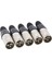 10 Adet 3 Pin Xlr Lehim Tipi Konnektör 5 Erkek + 5 Dişi Fiş Kablosu Konektörü Mikrofon Ses Soketi (Yurt Dışından) 3