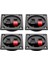 4 Adet Hoparlör Kutusu Terminal Kupası, Yaylı Kare Subwoofer Kutusu Terminal Bağlantı Direği Konnektörü Dıy Ev Araba Hoparlörü Için (Yurt Dışından) 1