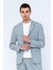 Erkek Slim Fit Cepli Düğmeli Bürümcük Kumaş Klasik Ceket 1