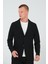 Erkek Slim Fit Cepli Düğmeli Bürümcük Kumaş Klasik Ceket 1
