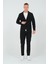 Erkek Slim Fit Cepli Düğmeli Bürümcük Kumaş Klasik Ceket 2