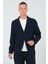 Erkek Slim Fit Cepli Düğmeli Bürümcük Kumaş Klasik Ceket 3