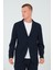 Erkek Slim Fit Cepli Düğmeli Bürümcük Kumaş Klasik Ceket 6