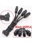 Gpu RTX4090 RTX4080 Serisi 16AWG 4X8PIN Pcı-E - 16PIN (12+4) Pcı-E 5.0 12VHPWR Konektörü 90 Derece Dirsek (Yurt Dışından) 2