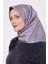 Füme Benekli Twill Ipek Eşarp 3