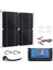 50W Güneş Panelı 18V Güneş Pilleri Bankası Konektörü Kapağı ile 100A Güneş Şarj Kontrol Cihazı IP65 Telefon Araba Rv Tekne Şarj Cihazı (Yurt Dışından) 1