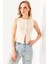 Kadın Bisiklet Yaka Düğmeli Fitilli Body Krem - 25Y 2457 6