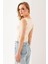 Kadın Bisiklet Yaka Düğmeli Fitilli Body Krem - 25Y 2457 7