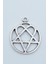 Heartagram Gümüş Kaplama Kolye Ucu 1