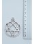 Heartagram Gümüş Kaplama Kolye Ucu 2