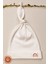 Unisex Bebek Arma Detaylı Bağlamalı Penye Organik Pamuklu Yenidoğan 3lü Bebek Bere Set 2