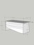 Festival Ofis Masası - OFİS-6-2-1-160 x 90 Beyaz - Beyaz 4