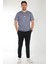 2702 Baskı 2 - Worldwıde 1 Baskılı 18*1 Süprem O Yaka T-Shirt 2