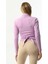 Açık Lila Bağlamalı Kadın Hırka 2