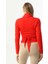 Kırmızı Bağlamalı Kadın Hırka 3