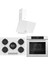 Flowart Evolis Essential Beyaz 3'lü Ankastre Set ( QBL63CB-RS036-D087 ) 1