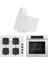 Flowart Ventora Plus Beyaz 3'lü Ankastre Set ( QBL63CB-SS206-D078 ) 1