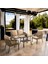 Capri Swing Artemis Ikili Rattan Balkon Bahçe Takımı | Açık Kahve 5