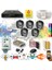 5 Kameralı Set - Yapay Zeka Özellikli Gece Renkli Gösteren 5MP SONY Lensli 4 Ultra Warm Ledli FULLHD Güvenlik Kamerası Seti 2304W-9008 1
