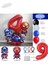 Örümcek Adam Kaptan Amerika Marvel Karşılama Seti Spiderman Captain America Rakam Balonlu Seti 2