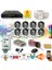 8 Kameralı Set - Yapay Zeka Özellikli Gece Renkli Gösteren 5MP SONY Lensli 4 Ultra Warm Ledli FULLHD Güvenlik Kamerası Seti 2304W-9008 1