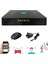 8 Kameralı Set - Yapay Zeka Özellikli Gece Renkli Gösteren 5MP SONY Lensli 4 Ultra Warm Ledli FULLHD Güvenlik Kamerası Seti 2304W-9008 2