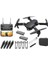 Çift Kameralı Drone 4K Hava Quadcopter 2.4g Kızılötesi Rc Işıklı Katlanabilir Drone Wifi 4