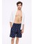 Yelken Desenli Lacivert Erkek Kısa Havuz ve Deniz Şortu 5044 1