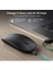 Şarjlı Mouse 2.4ghz USB Wireless ve Bluetooth Lu Sessiz Mat Siyah 2