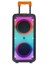 Kablosuz Mikrofonlu Bluetooth Speaker Taşınabilir Tekerlekli Büyük Boy Kablosuz Şarjlı Hoparlör 4