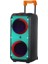 Kablosuz Mikrofonlu Bluetooth Speaker Taşınabilir Tekerlekli Büyük Boy Kablosuz Şarjlı Hoparlör 5