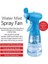 Sulu El Fanı Vantilatör Havuz Oyuncağı Serinletici Soğutma Fanı 350 ml Su Tankı Pilli Water Spray 2