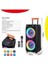 NDR-1096 Büyük Boy Bluetooth Hoparlör Kablosuz Tekerlekli Taşınabilir Kablosuz Speaker Toplantı Anfi 2