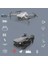Çift Kameralı Drone LED Işıklı Wifi App ve Uzaktan Kumanda Kontrollü Quadcopter Katlanabilir Şarjlı 5
