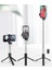 Bluetooth Lu LED Işıklı Selfie Çubuğu Uzaktan Kumandalı Yatay ve Dikey Kullanabilme Özçekim Tripod 3