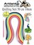 Quilling Seti 10 mm Kalın 3 Paket Quling Kağıt Katlama Kıvırma Sanatı Telkari Kuiling Karışık Renkli 1