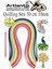Quilling Seti 10 mm Kalın 5 Paket Quling Kağıt Katlama Kıvırma Sanatı Telkari Kuiling Karışık Renkli 1