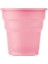 Pembe Bardak Plastik 25 Kişilik Plastik Badak Kullan At Tabak 1