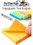 Yapışkanlı Not Kağıdı 3 Renk 450 Sayfa 1 Paket Ebruli Küp Blok Yapışkanlı Postit 75X75 mm Renkli 2
