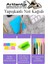 Yapışkanlı Not Kağıdı 3 Renk 450 Sayfa 1 Paket Ebruli Küp Blok Yapışkanlı Postit 75X75 mm Renkli 5