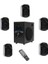 Bluetooth Lu 5+1 Ses Sistemi Uzaktan Kumanda Fm Radyo Sd Kart USB Girişli Bluetooth Hoparlör 2