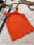 Turuncu Bebek Fitilli Ribana Crop Body 5
