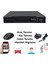 6 Kameralı Set - Yapay Zeka Özellikli Gece Renkli Gösteren 5MP SONY Lensli 4 Ultra Warm Ledli FULLHD Güvenlik Kamerası Seti 2304W-108 3