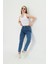 Koyu Mavi Slım Fit Mom Jean 7