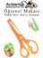 Turuncu Öğrenci Makası 1 Adet Plastik Yaylı Küt Uç Korumalı Okul Makası Çocuk Makası Okul Öncesi Kreş Ana Sınıfı 1