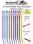 Kıvrımlı Plastik Yün Iğnesi 12 cm 50 Adet 1 Paket Plastik Dikiş Dokuma Iğnesi Kavisli Iplik Iğne Goblen 1