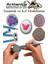 Top Uçlu Seramik ve Kil Modelleme Seti 4 Lü 1 Paket Polimer Kil Şekillendirme Çömlek Oyma Çiçek Marzipan Mandala Top Ütü 3
