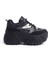 Beyaz Gri Fileli Geliştirilmiş Comfort Taban Bağcıklı Günlük Kadın Sneaker Spor Ayakkabı 5
