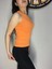 Işıl Tekstil Kadın Turuncu Spor T-Shirt 3